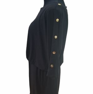 Used Sandra Darren Black Dress Size 10